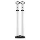 Coletor Dispenser Lixeira Dupla para Copos Descartáveis de Água 200 ml PapaCopo 2 Tubos Nobre