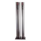 Coletor Duplo Lixeira Inox Para Copo Descartável Água e Café