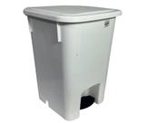 Coletor Lixeira De Pedal 15 Lt Bralimpia Branca