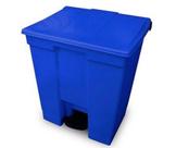 Coletor Lixeira De Pedal 30 Lt Bralimpia Azul
