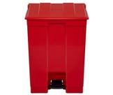 Coletor Lixeira De Pedal 30 Lt Bralimpia Vermelho
