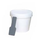Coletor Tampa Branca com Pá Opaco 50 ml (FIRSTLAB) - 100 Unidades
