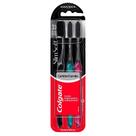Colgate Escova De Dente Slim Soft Black Macia 3 Unidades