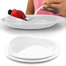 Colher à prova de derramamento Plate Vive, pacote de 23 cm com 2 unidades para deficientes