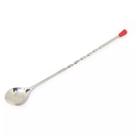Colher bailarina 29 cm inox ponta vermelha