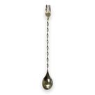 Colher Bailarina Aço Inox C Mini Garfo Drinks Bebidas 30cm