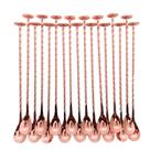 Colher Bailarina em Inox Rosé com Disco na Ponta 100un