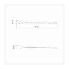 Colher Bailarina Espiral Tramontina em Aço Inox 45 cm Colher Bailarina Espiral Tramontina em Aço Inox 45 cm