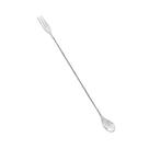 Colher Bailarina Garfo Tridente Inox Drink Coquetel Bar 40cm