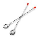 Colher Bailarina Inox Bebidas Suco Refresco Coquetel Drinks Barman Caipirinha 28cm Colher Bailarina Inox Bebidas Suco Refresco Coquetel Drinks Barman Caipirinha 28cm