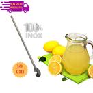Colher Bailarina Longa Comprida para Mexer Suco Coquetéis Jarra Copo Fundo Inox Colher Bailarina Longa Comprida para Mexer Suco Coquetéis Jarra Copo Fundo Inox