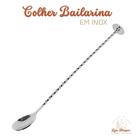 Colher Bailarina Misturadora Bebidas Inox Disco Bar Drinks Colher Bailarina Misturadora Bebidas Inox Disco Bar Drinks