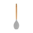 Colher Bambu com Silicone Off-White - YOI