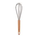 Colher Batedora de Silicone com Cabo Madeira Kenya Cinza