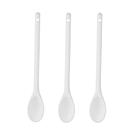 Colher Branca Profissional Cabo Longo 41cm Polipropileno 3un