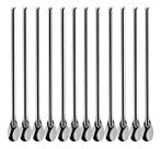 Colher Comprida Inox 30cm Caixa Com 12 Unidades