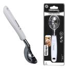 Colher Concha Para Sorvete Inox Premium Branca 20cm Jjb Branco