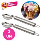 Colher Concha Pegador De Sorvete Açaí Frutas Sobremesa Multiuso Universal Aço Inox Reforçado Colher Concha Pegador De Sorvete Açaí Frutas Sobremesa Multiuso Universal Aço Inox Reforçado