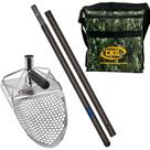 Colher de areia de detecção de metais CKG em aço inoxidável 28x18cm