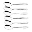 Colher De Chá De Inox 6 Unidades 13cm - TOP1002 Colher De Chá De Inox 6 Unidades 13cm - TOP1002