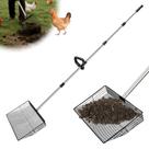 Colher de cocô de galinha de metal HitTops, alça ajustável 97-196cm