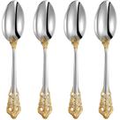 Colher de jantar KEAWELL Luxury 18/10 em aço inoxidável, conjunto de 4 Colher de jantar KEAWELL Luxury 18/10 em aço inoxidável, conjunto de 4
