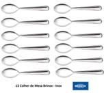 Colher De Mesa/Sopa Inox Brinox - 12 peças