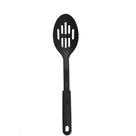 Colher De Nylon Vazada 31Cm Black Biona Colher De Nylon Vazada 31Cm Black Biona