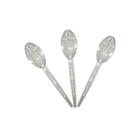 Colher de Plástico Biodegradável para Refeição Cristal c/50un Goldenplast