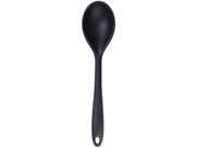 Colher de Silicone 27,5cm Preto Oikos