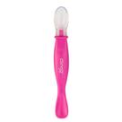 Colher de Silicone Bebê Ponta Dupla Rosa Clingo
