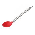 Colher De Silicone Com Cabo Em Inox Vermelho 33 cm - 123 útil