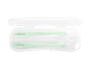 Colher de Silicone com Caixa 2pcs Mint KikkaBoo