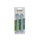 Colher de Silicone e Nylon para Bebê Introdução Alimentar 2 Unidades