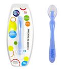 Colher de Silicone para Bebê Transição Papinha Azul Pais & Filhos