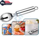 Colher De Sorvete De Inox 20,5 Cm Pegador Para Sorvetes Frutas Sobremesas Concha Profissional