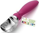 Colher de sorvete Spring Chef Metal com alça antiderrapante magenta
