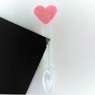 Colher Decorativa - Coração Rosa - 10 unidades - Nelyzoca - Rizzo