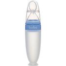 Colher Dosadora 90ml em Silicone Com Ventosa e Tampa Buba Para Introdução Alimentar e Papinha
