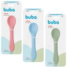 Colher Em Silicone Supermacio E Flexível Introdução Alimentar BLW Buba