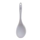 Colher grande de silicone branca Belle Pot