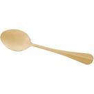 Colher Grande Dourada Para Arroz Servir Assados Saladas Farofas Maionese Inox 26 cm Cor Do Cabo