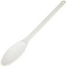 Colher Grande para Restaurante Cozinha Industrial 59cm Plástica Branca Mexer Alimentos Cinquetti