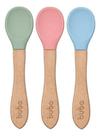 Colher Infantil de Silicone e Bambu Buba +6m