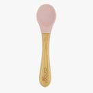 Colher Infantil Em Bambu Rosa Clingo Colher Infantil Em Bambu Rosa Clingo
