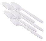 Colher Master Branca Biodegradável 50u Kit 5