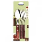Colher Mesa Tramontina Cabo Polywood Com 06 Pecas 21103/670