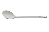 Colher Para Arroz Aço Inoxidável Base Silicone 33,5 cm Para Panela Antiaderente Linha Duo Brinox