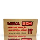 Colher para Refeição 15,7cm Reforçada Branca Mexa Bem a granel com 500 unidades
