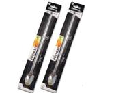 Colher Para Suco 30cm Aço Inox Milk Shake Coquetel - Kit 2 peças